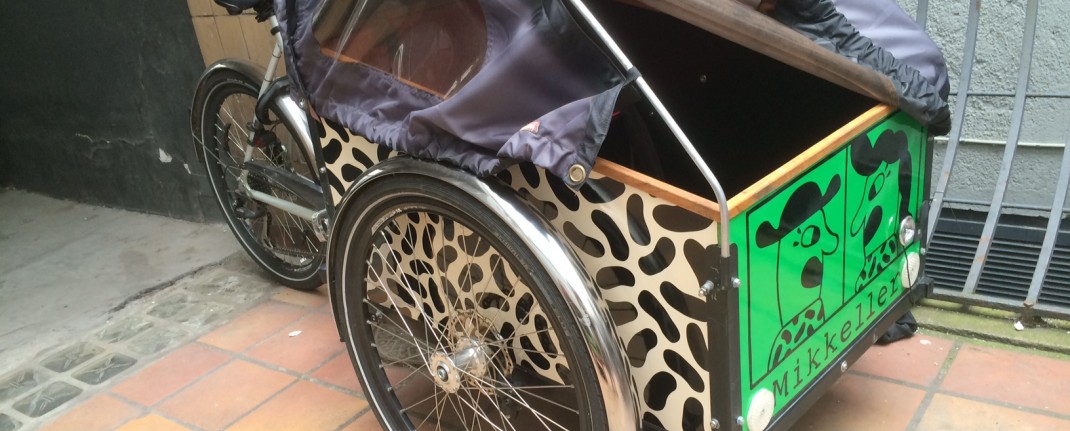 Folieindpakning af Christiania cykel for Mikkeller