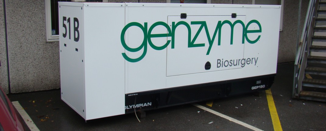Folieindpakning af generator for Genzyme